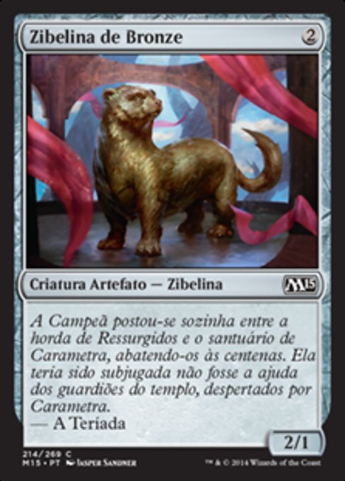Zibelina de Bronze