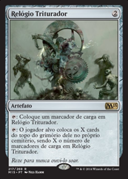 Relógio Triturador