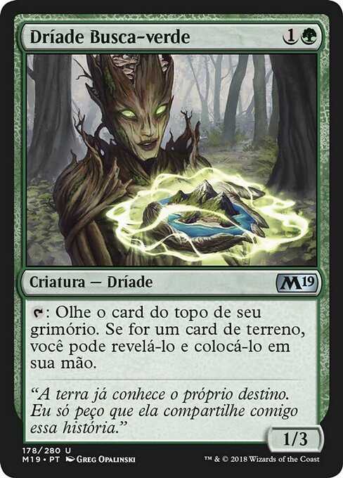 Dríade Busca-verde
