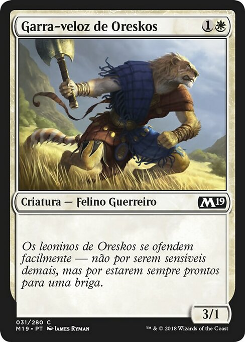 Garra-veloz de Oreskos