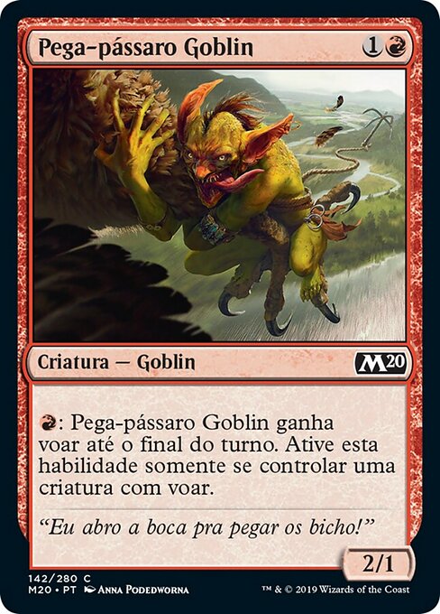 Pega-pássaro Goblin