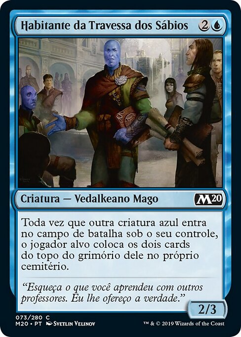 Habitante da Travessa dos Sábios