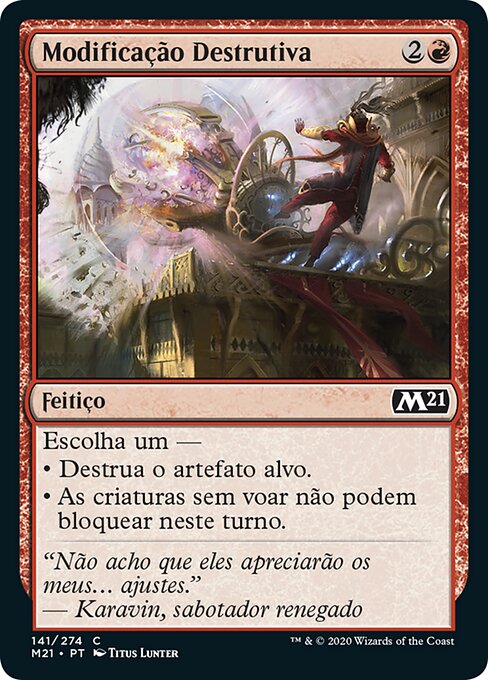 Modificação Destrutiva