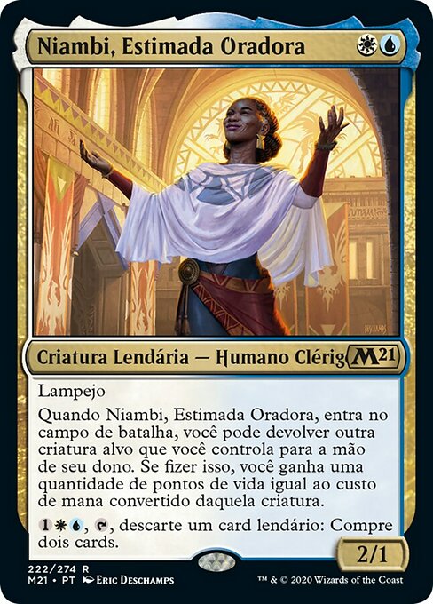 Niambi, Estimada Oradora