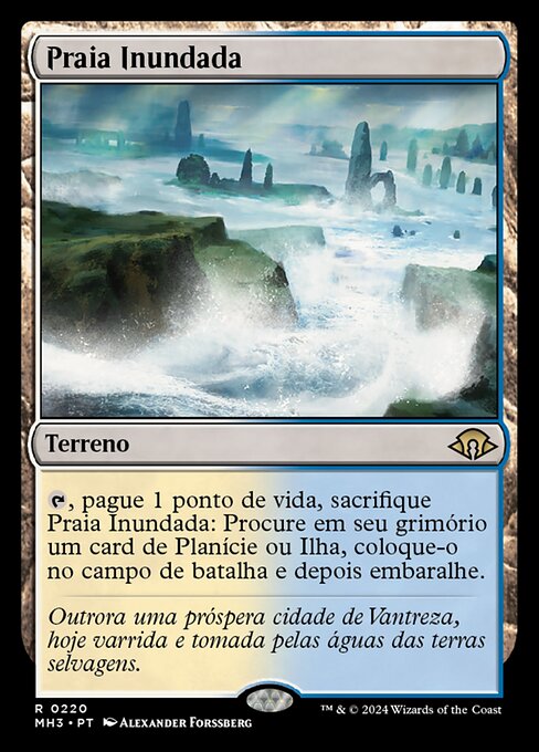 Praia Inundada