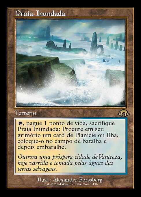 Praia Inundada