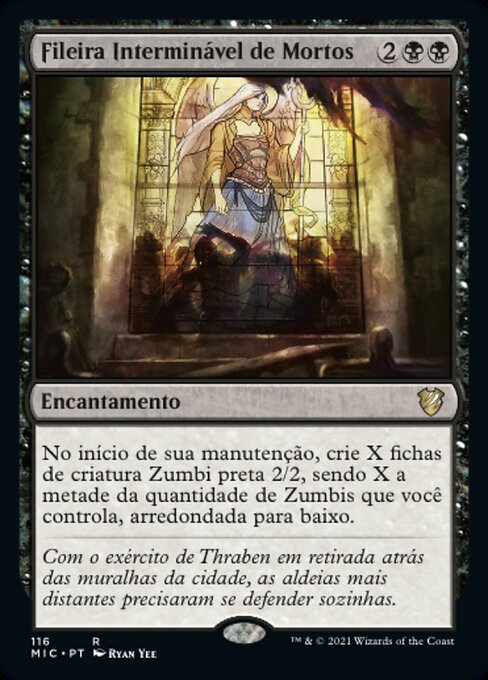 Fileira Interminável de Mortos