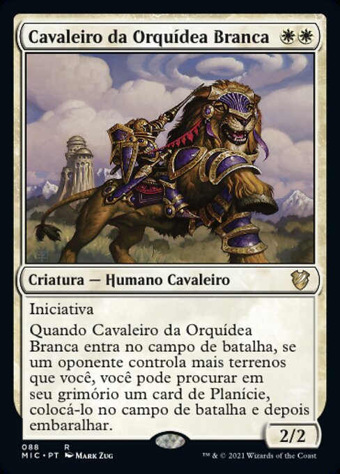 Cavaleiro da Orquídea Branca