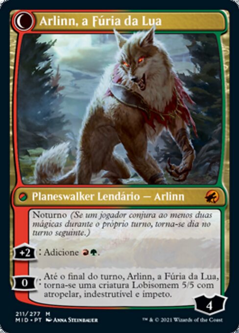 Arlinn, the Pack's Hope // Arlinn, the Moon's Fury