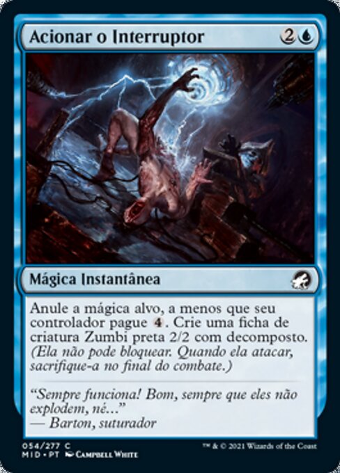 Acionar o Interruptor