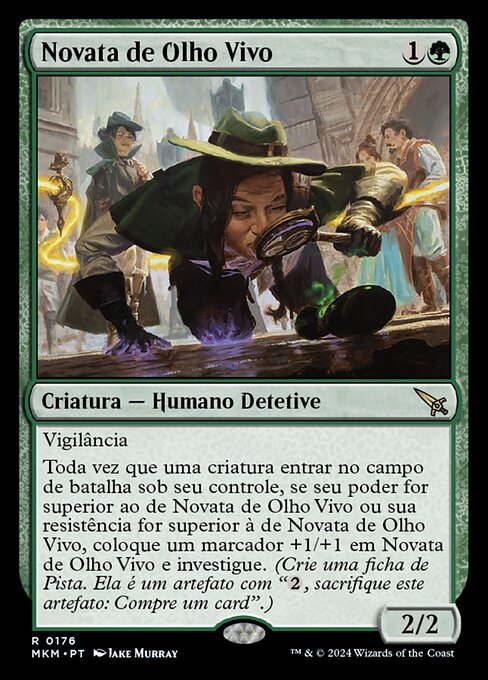 Novata de Olho Vivo