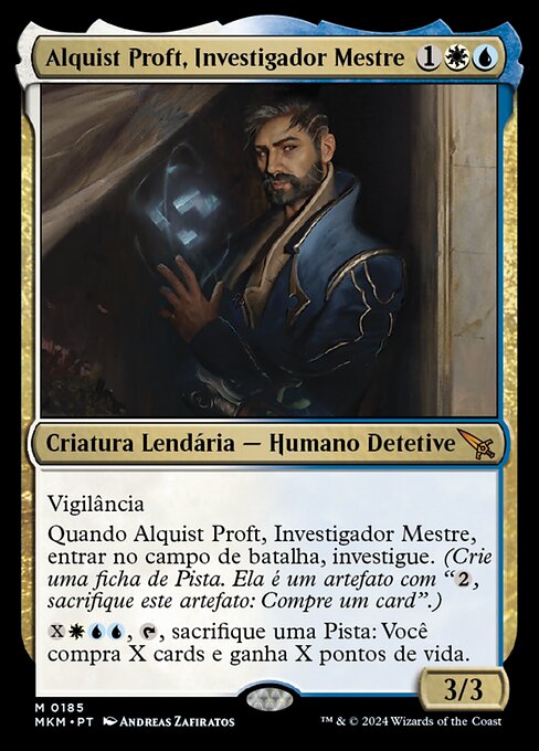 Alquist Proft, Investigador Mestre