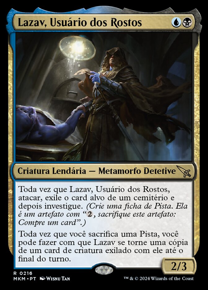 Lazav, Usuário dos Rostos