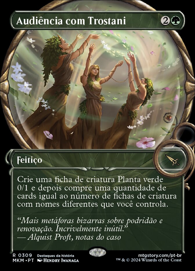 Audiência com Trostani