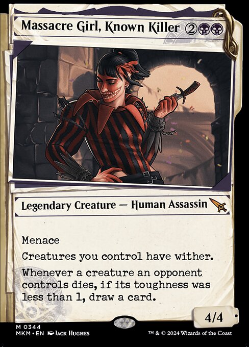 Garota-massacre, Assassina Renomada