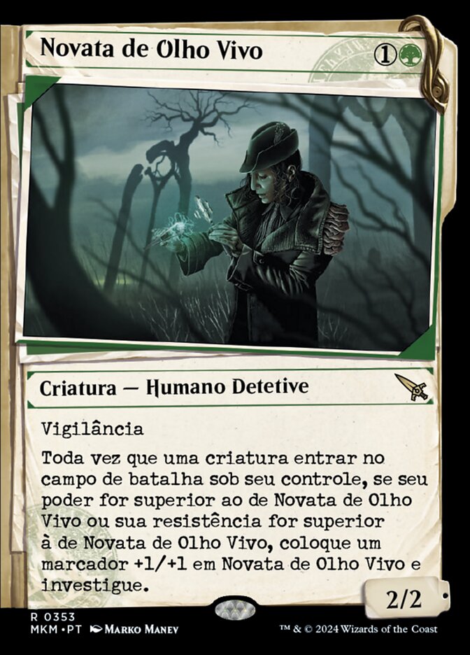 Novata de Olho Vivo