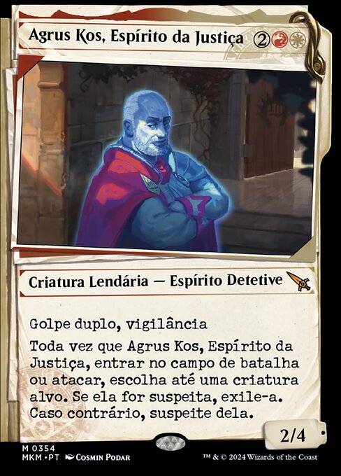 Agrus Kos, Espírito da Justiça