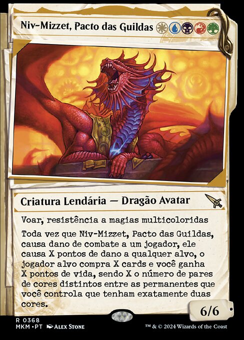 Niv-Mizzet, Pacto das Guildas