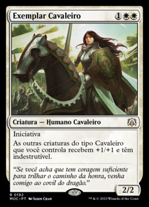 Exemplar Cavaleiro