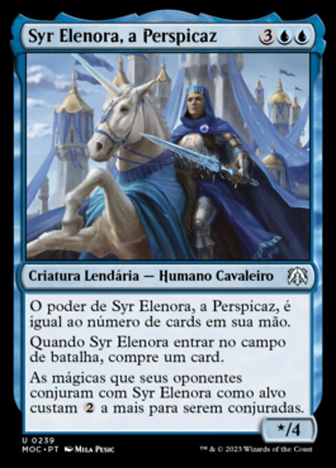 Syr Elenora, a Perspicaz