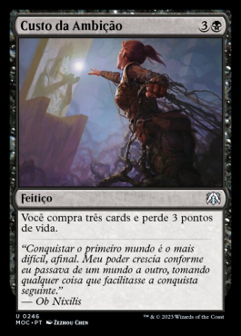 Custo da Ambição