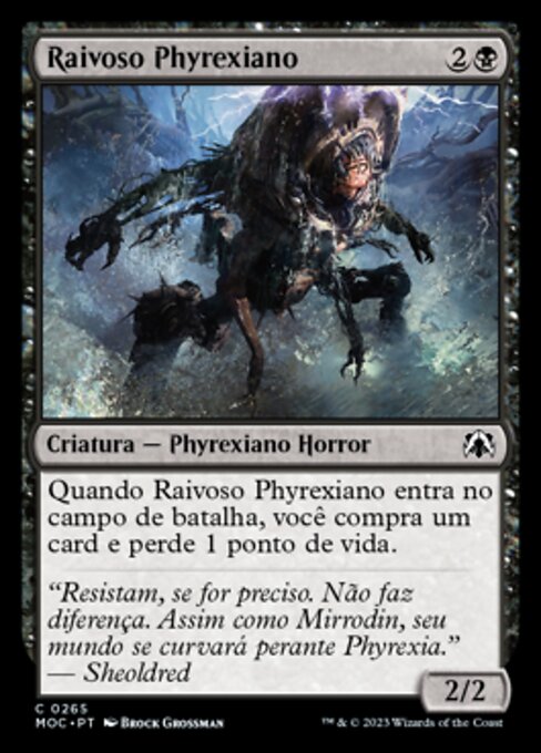 Raivoso Phyrexiano