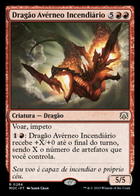 Dragão Avérneo Incendiário