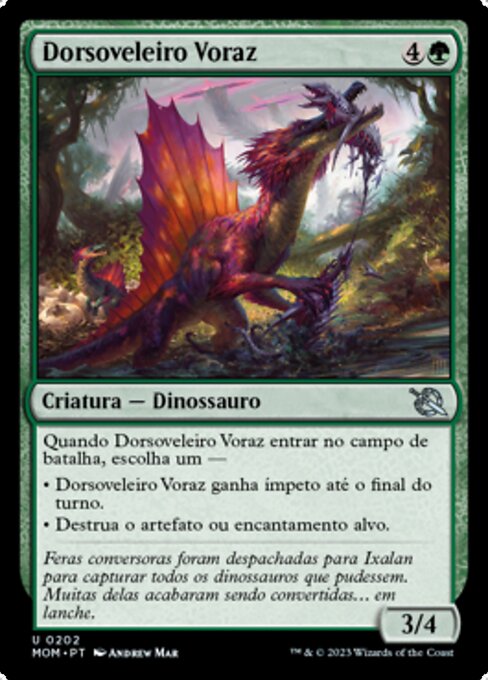 Dorsoveleiro Voraz