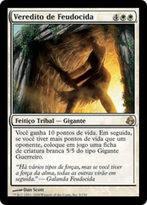 Veredito de Feudocida