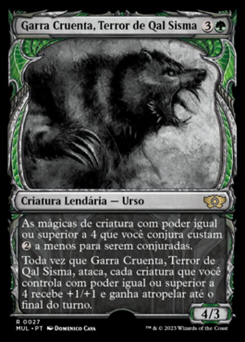 Garra Cruenta, Terror de Qal Sisma
