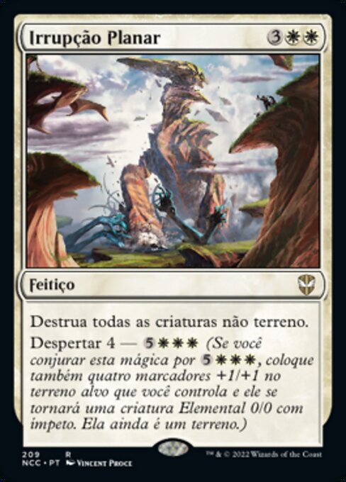 Irrupção Planar