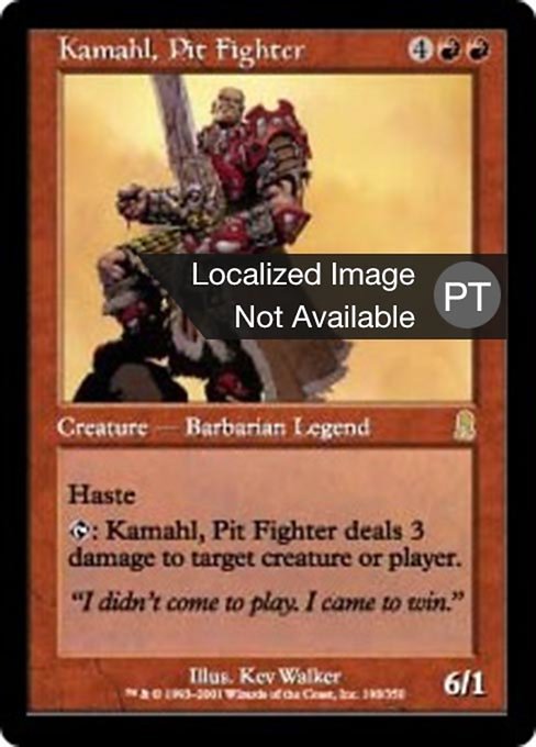 Kamahl, Lutador da Liça