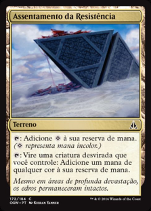 Assentamento da Resistência