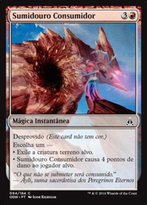 Sumidouro Consumidor