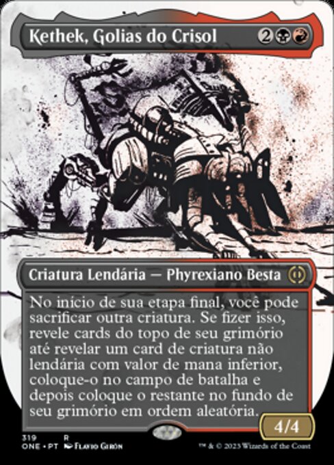 Kethek, Golias do Crisol