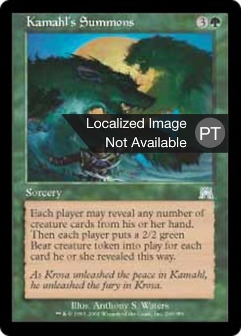 Invocações de Kamahl