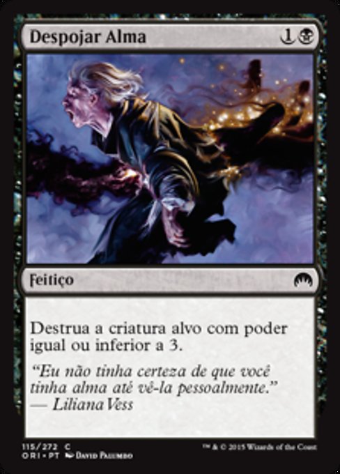 Despojar Alma