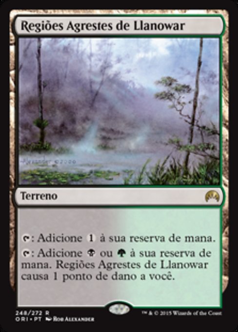 Regiões Agrestes de Llanowar