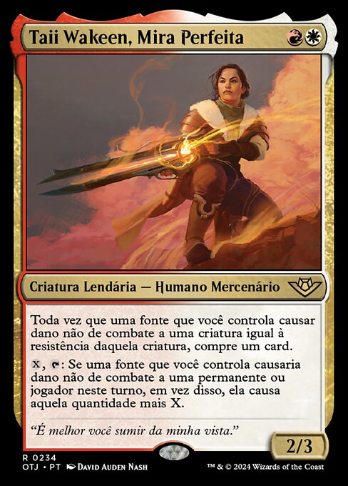 Taii Wakeen, Mira Perfeita