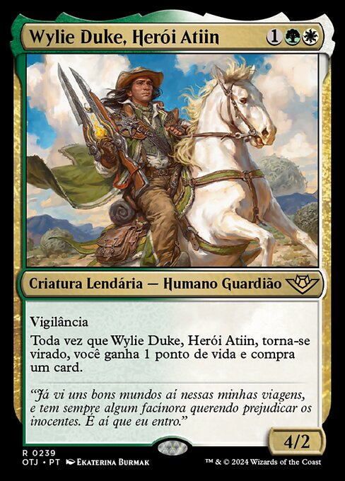 Wylie Duke, Herói Atiin
