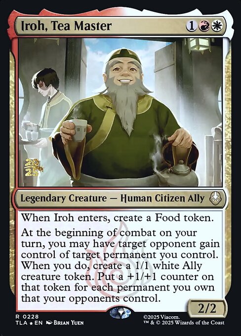 Iroh, Tea Master