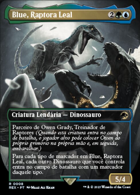 Blue, Raptora Leal
