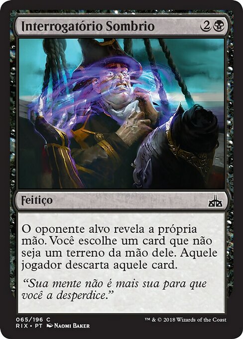 Interrogatório Sombrio