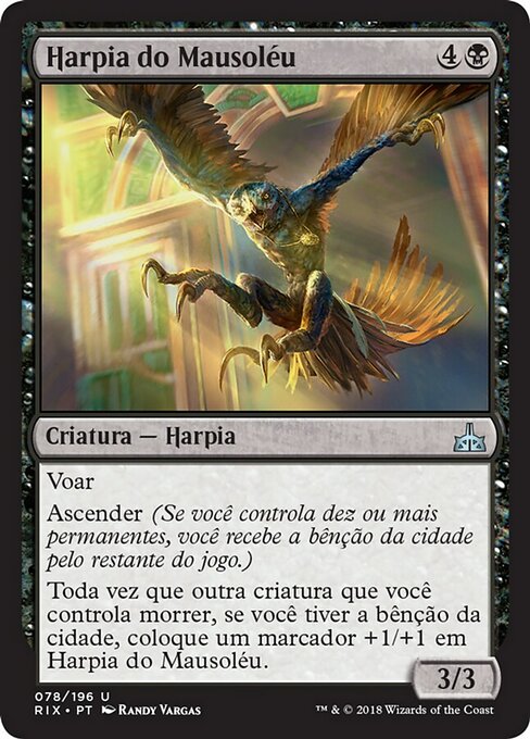 Harpia do Mausoléu
