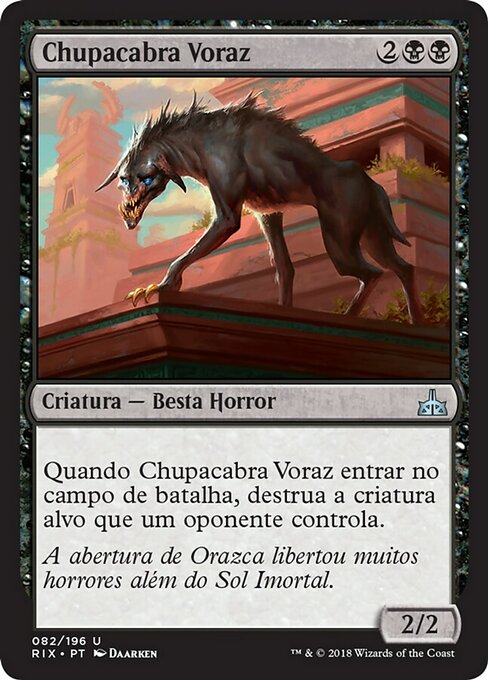 Chupacabra Voraz