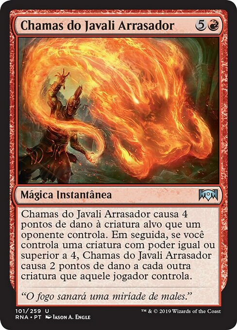 Chamas do Javali Arrasador