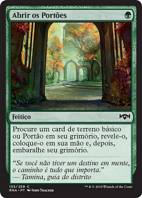 Abrir os Portões