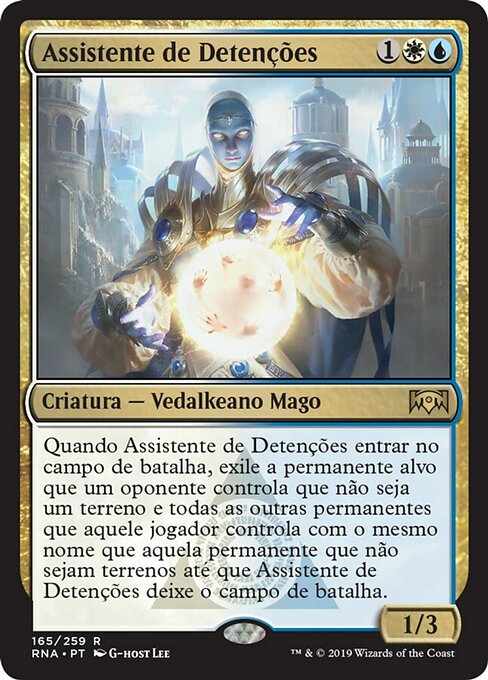 Assistente de Detenções