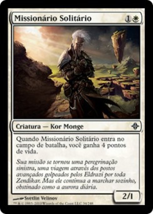 Missionário Solitário