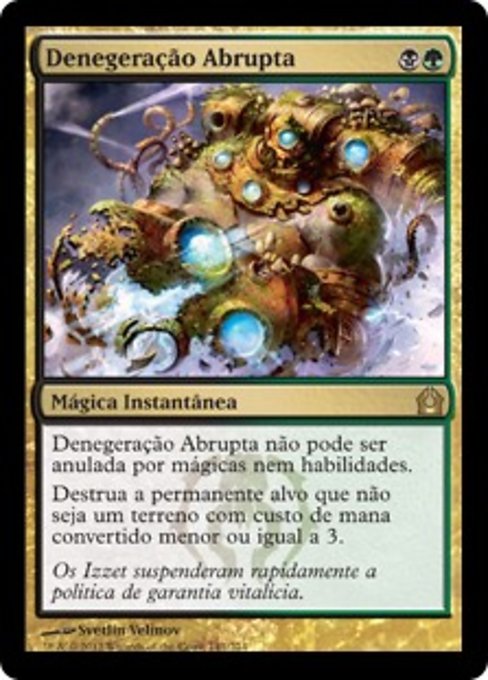 Degeneração Abrupta